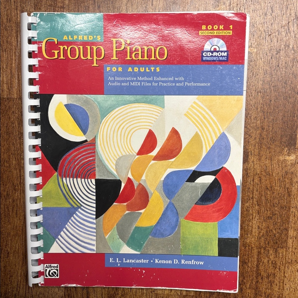 Alfred's Group Piano for Adults Second Edition Textbook